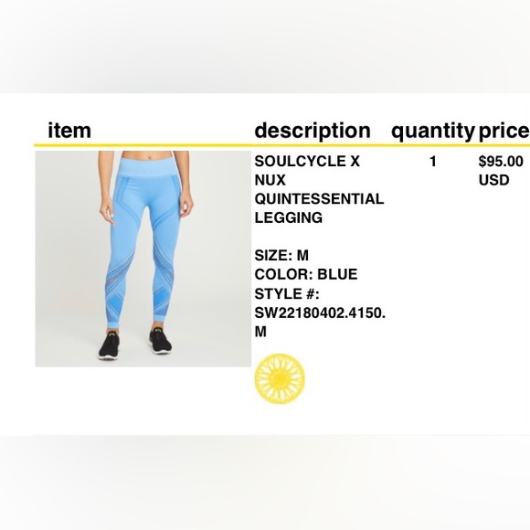 Nux and Soul Cycle Quintessential leggings - Picture 3 of 5